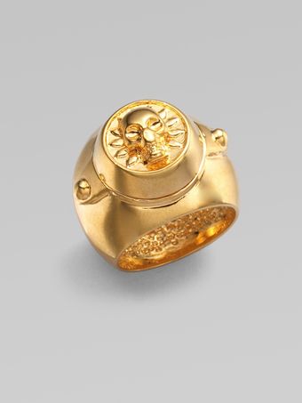 Alexander McQueen Riding Ring/goldtone - Lyst
