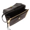 Chloé Rachel Silk and Leather Envelope Clutch in Black - Lyst