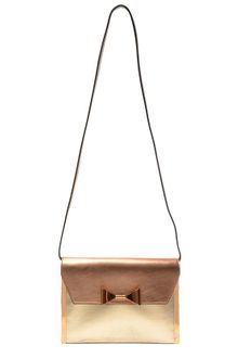Chloé Rachel Contrasting Metallic Leather Envelope Bag - Lyst