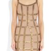 Hervé Léger Sequined Bandage Dress in Beige (nude) - Lyst
