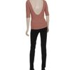 Opening Ceremony Virgin Woolblend Knit Sweater with Scoop Back in Pink - Lyst