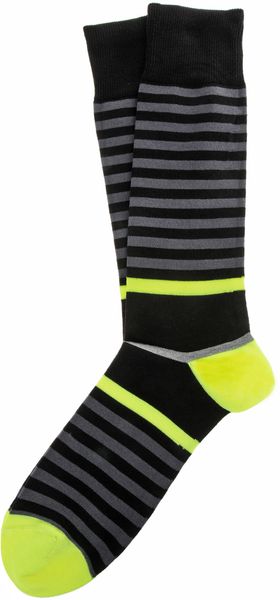 Paul Smith Neon Stripe Socks - Lyst