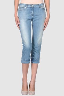 Roberto Cavalli Denim Capris - Lyst
