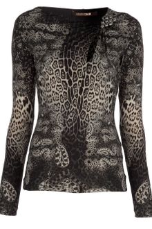 Roberto Cavalli Leopard Print Top - Lyst