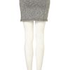 Topshop Zip Front Jersey Skirt in Gray (grey) - Lyst