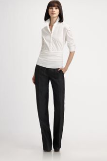 Akris Punto Structured Cotton Shirt - Lyst
