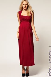  Maternity Dress on Asos Collection Asos Maternity Wrap Bust Maxi Dress   Lyst