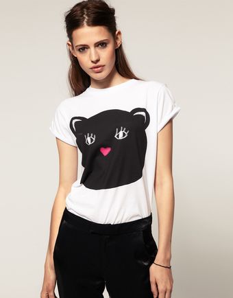 ASOS Collection Asos T-shirt with Fat Cat Print - Lyst
