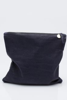 Clare Vivier Fold-over Clutch in Navy - Lyst