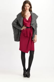 Cynthia Steffe Mallory Oversized Cable-knit Cardigan - Lyst