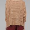 Free People Laguna Coast Pullover in Beige (camel) - Lyst