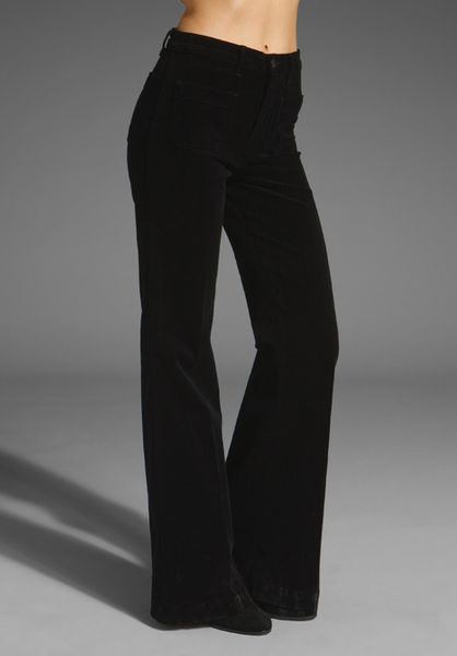 J Brand Allie Cord in Black - Lyst