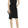 Marchesa Embellished Oneshoulder Satinchiffon Dress in Black - Lyst