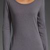 Velvet Monroe Cotton Slub Dress in Gray (silver dollar) - Lyst
