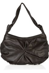 Alberta Ferretti Gathered Leather Bag