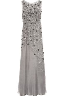 Alberta Ferretti Embellished Silk-organza Gown - Lyst