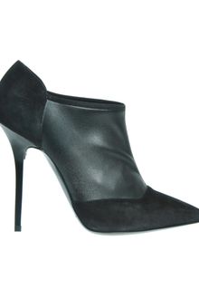 Diego Dolcini Leather Booties with Suede Details - Lyst