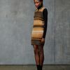 Edun Jacquard Sweater Tank Tunic in Brown - Lyst