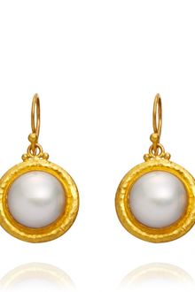 Gurhan Mabe Pearl and Gold Drop Earrings - Lyst