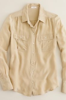 J.Crew Blythe Blouse in Silk - Lyst