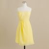 J.crew Leona Dress in Silk Chiffon in Yellow (frosted citrus) - Lyst
