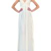 Lanvin Long Dress with Strass Embroidery in White - Lyst