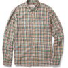 Kitsuné Plaid Flannel Shirt in Multicolor for Men (green) - Lyst