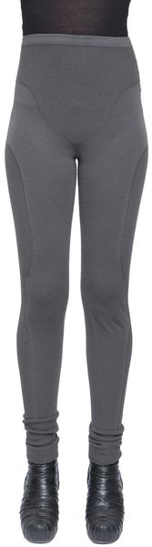 Rick Owens Legging Pants with Side Detail - Lyst