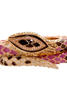 Roberto Cavalli Snake Double Bracelet - Lyst