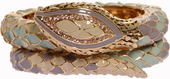 Roberto Cavalli Snake Double Bracelet - Lyst
