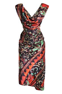 Vivienne Westwood Gold Label Floral Silk Cocotte Dress - Lyst