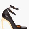 Lanvin Escarpen Compense Heels in Black - Lyst