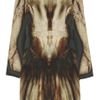 Mcq By Alexander Mcqueen Phantom Print Silk Dress in Brown (multicolored) - Lyst
