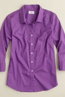 J.Crew Three-quarter Sleeve Stretch Perfect Shirt - Lyst