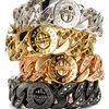 Marc By Marc Jacobs Katie Boxed Pavé Turnlock Bracelet in Black (black diamond/ silver) - Lyst