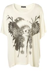 Topshop Chief Skull Tee By Workshop
