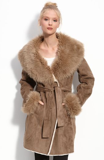  Faux Shearling Coat 