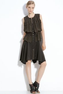 Edun Handkerchief Hem Silk Dress - Lyst