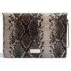 French Connection Secret Faux Leather Clutch in Beige (natural snake) - Lyst