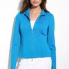 St. John Collection Milano Knit Jacket in Blue (cerulean) - Lyst