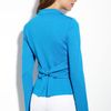 St. John Collection Milano Knit Jacket in Blue (cerulean) - Lyst