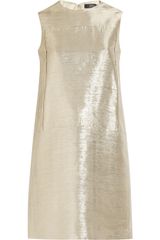 Calvin Klein Metallic Jacquard Shift Dress