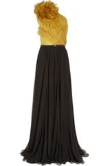 Gucci Silk-organza and Pleated Chiffon Gown