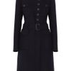 Ralph Lauren Black Label Patton Wool and Angorablend Coat in Black - Lyst
