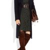 Ralph Lauren Black Label Patton Wool and Angorablend Coat in Black - Lyst