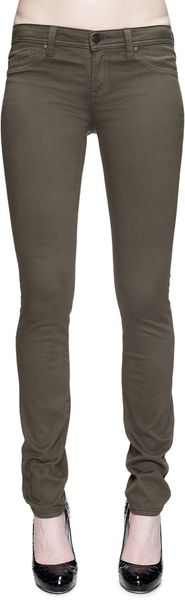 Genetic Denim Shane Crop Faux-front Cigarette - Forest - Lyst