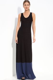 Vince Colorblock Maxi Dress - Lyst