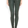 Current/elliott The Ankle Skinny Stretchleather Pants in Green (emerald) - Lyst