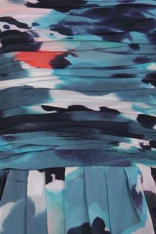 Full Circle Womens Vasari Silk Printed Dress Summer Rain - Lyst