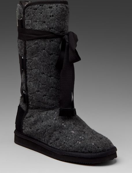 juicy couture women's king winter boots black